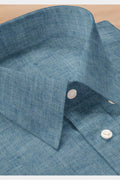 Blackdobby Men’s Linen Rich Shirt – Kent Blue