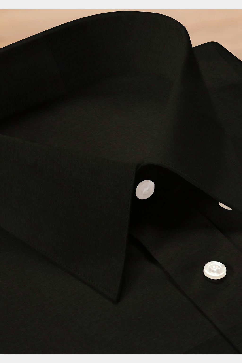 Blackdobby Men’s Linen Rich Shirt – Eligere Black