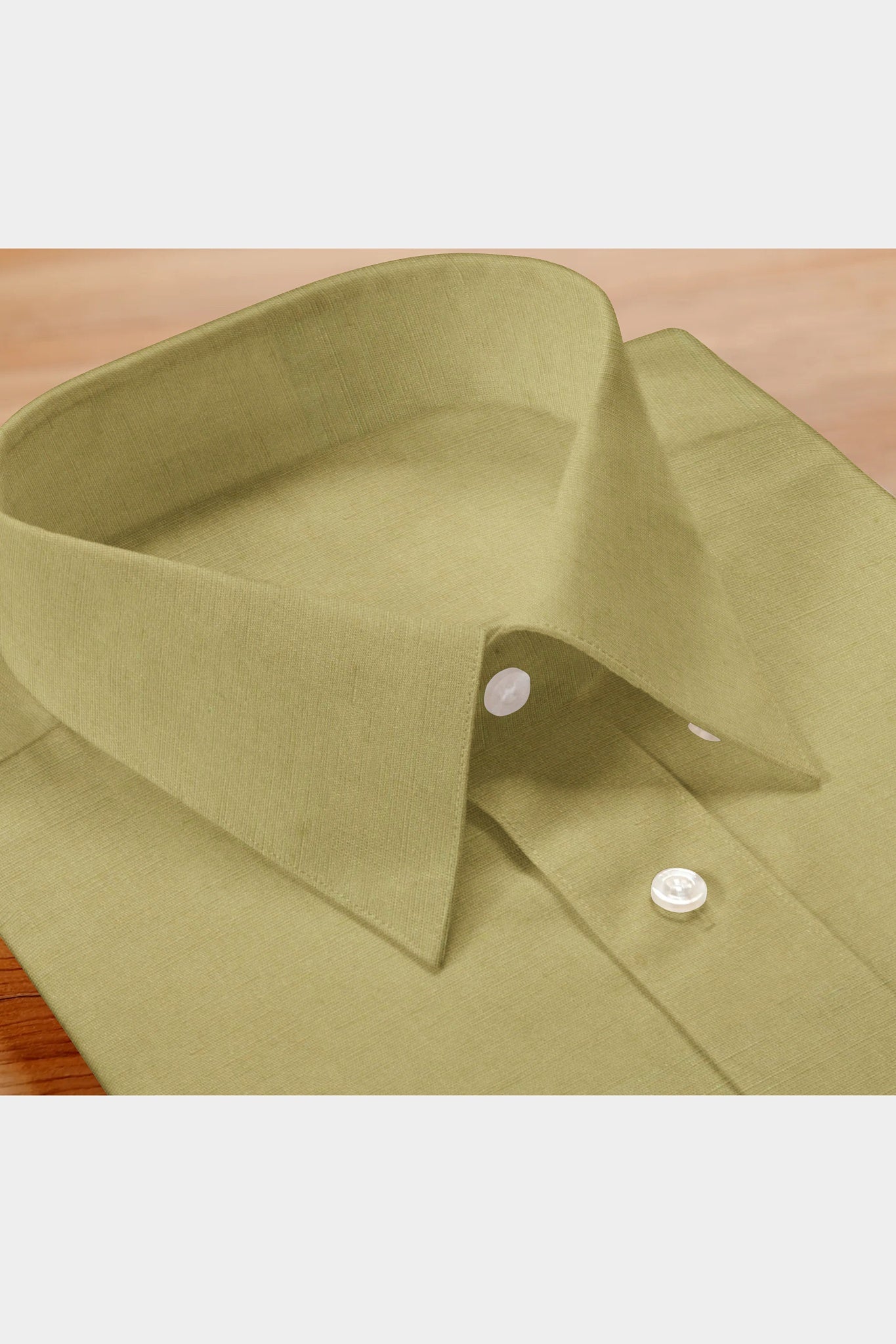 Blackdobby Men’s Cotton Linen Shirt – DOB Beige