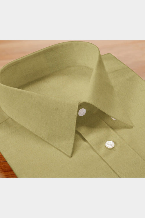 Blackdobby Men’s Cotton Linen Shirt – DOB Beige