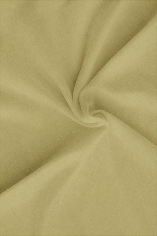 Premium Imported belgian Plain Khaki Colour Linen Fabric -Pre Cut