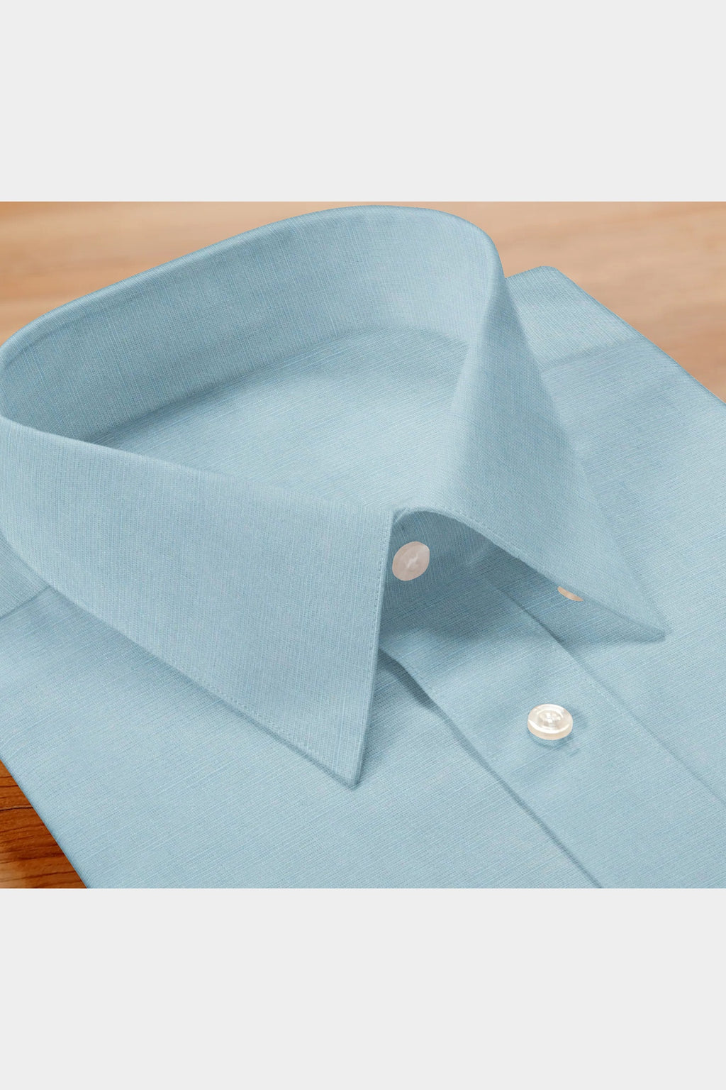 Blackdobby Men’s Cotton Linen Shirt – Linux Sky Blue