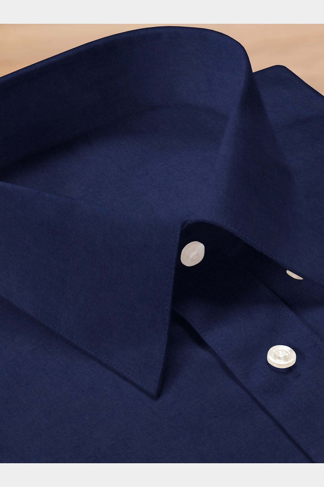 MEN LINEN RICH SHIRT KENT -DARK NAVY BLUE
