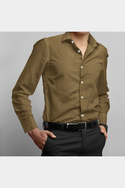 BLACKDOBBY PREMIUM PURE COTTON OXFORD SHIRT – KNIGHTSBRIDGE ARMY GREEN