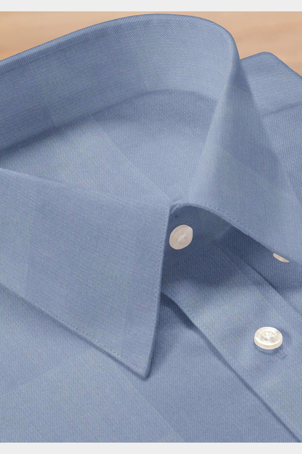 BLACKDOBBY MEN’S OXFORD SOLID SHIRT – SAPPHIRE BLUE