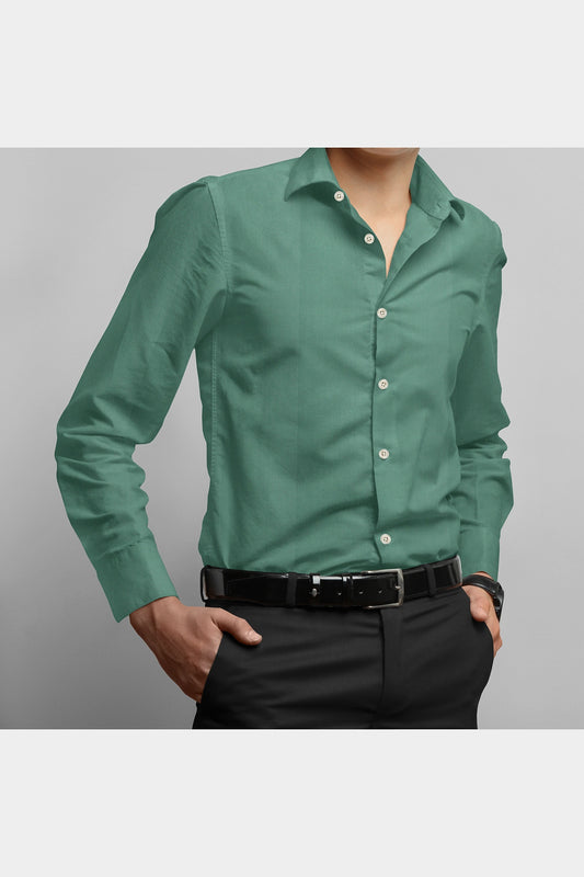 BLACKDOBBY PREMIUM PURE COTTON OXFORD SHIRT – URBUN FOXTONS GREEN