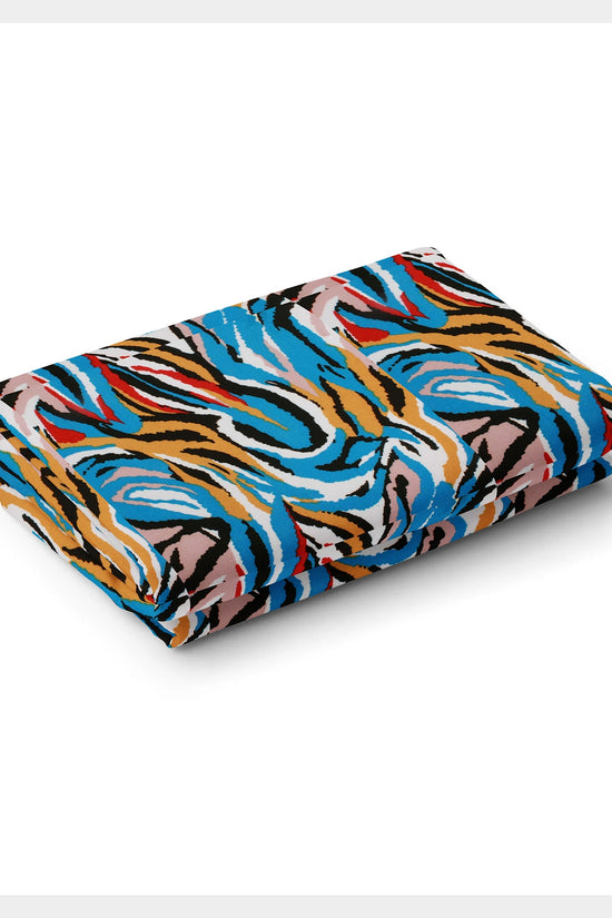 Premium Imported Printed Rayon /Viscose Unstitched Shirting Fabric-BDR-46-Precut - Blackdobby  # #