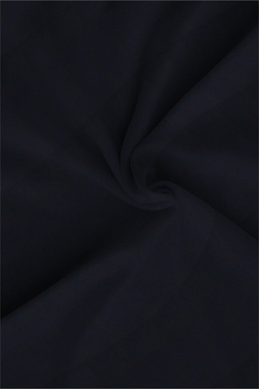 Premium Egyptian Giza cotton Dark Indigo Blue Satin Unstitched Shirting Fabric-BDSP-23-PRECUT