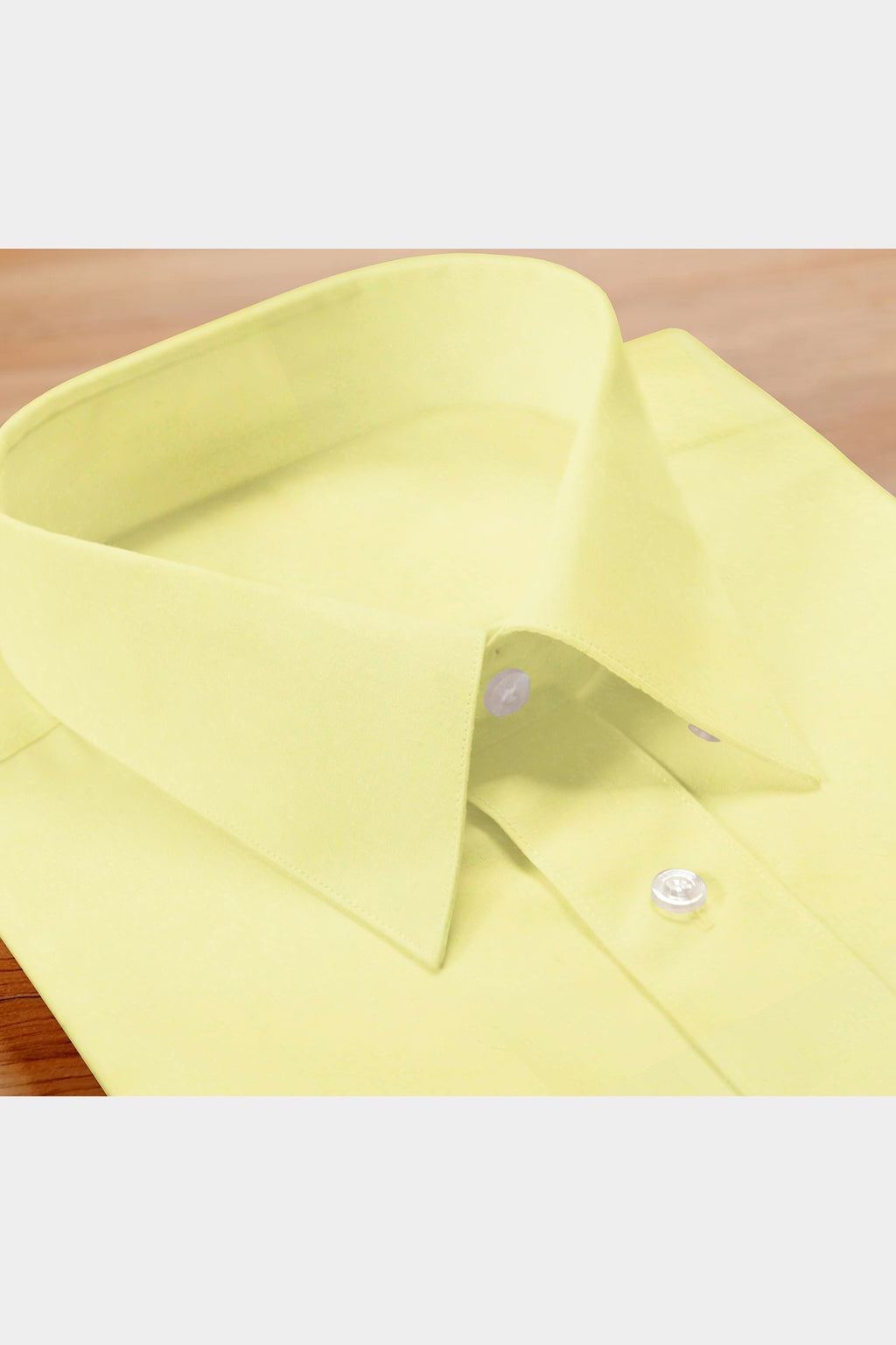 Blackdobby Men’s Premium Satin Shirt – Cream Yellow