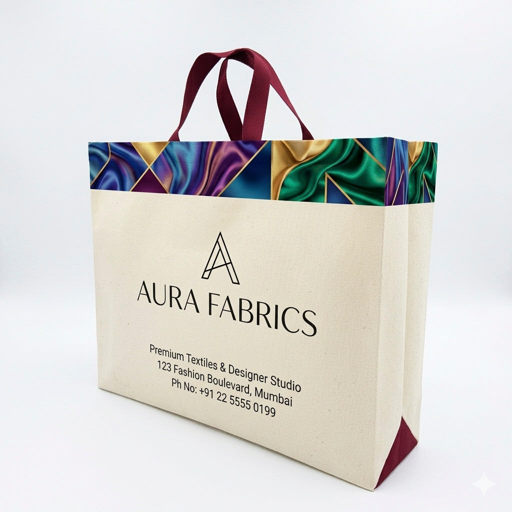 cotton promational bag digital print biodegradable