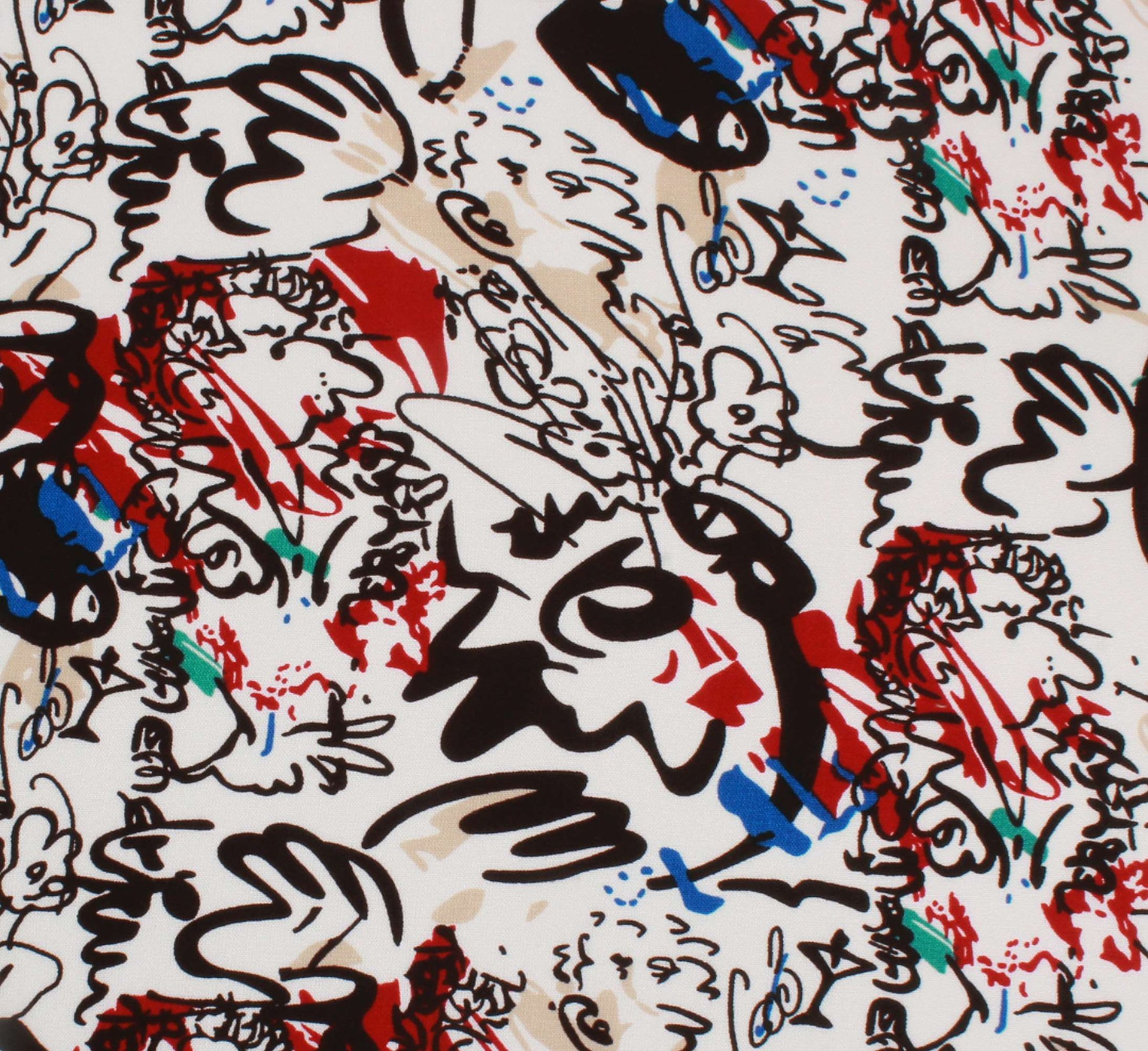 Premium Original Abstract Printed Rayon /Viscose Fabric-BDR-272 - Blackdobby  # #