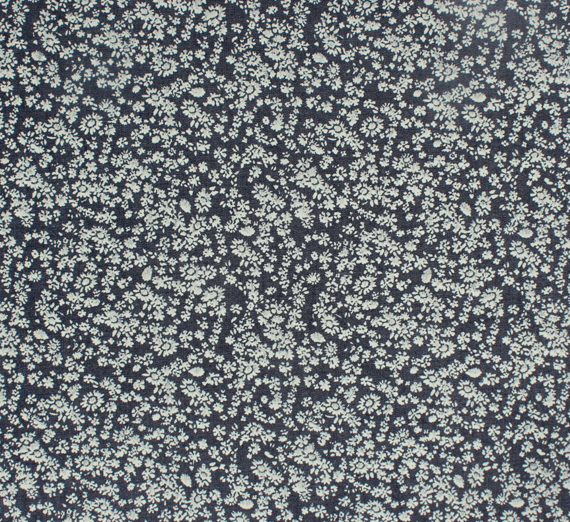 Premium 100% Pure Cotton  Indigo Print Mill Made Fabric - Blackdobby  # #