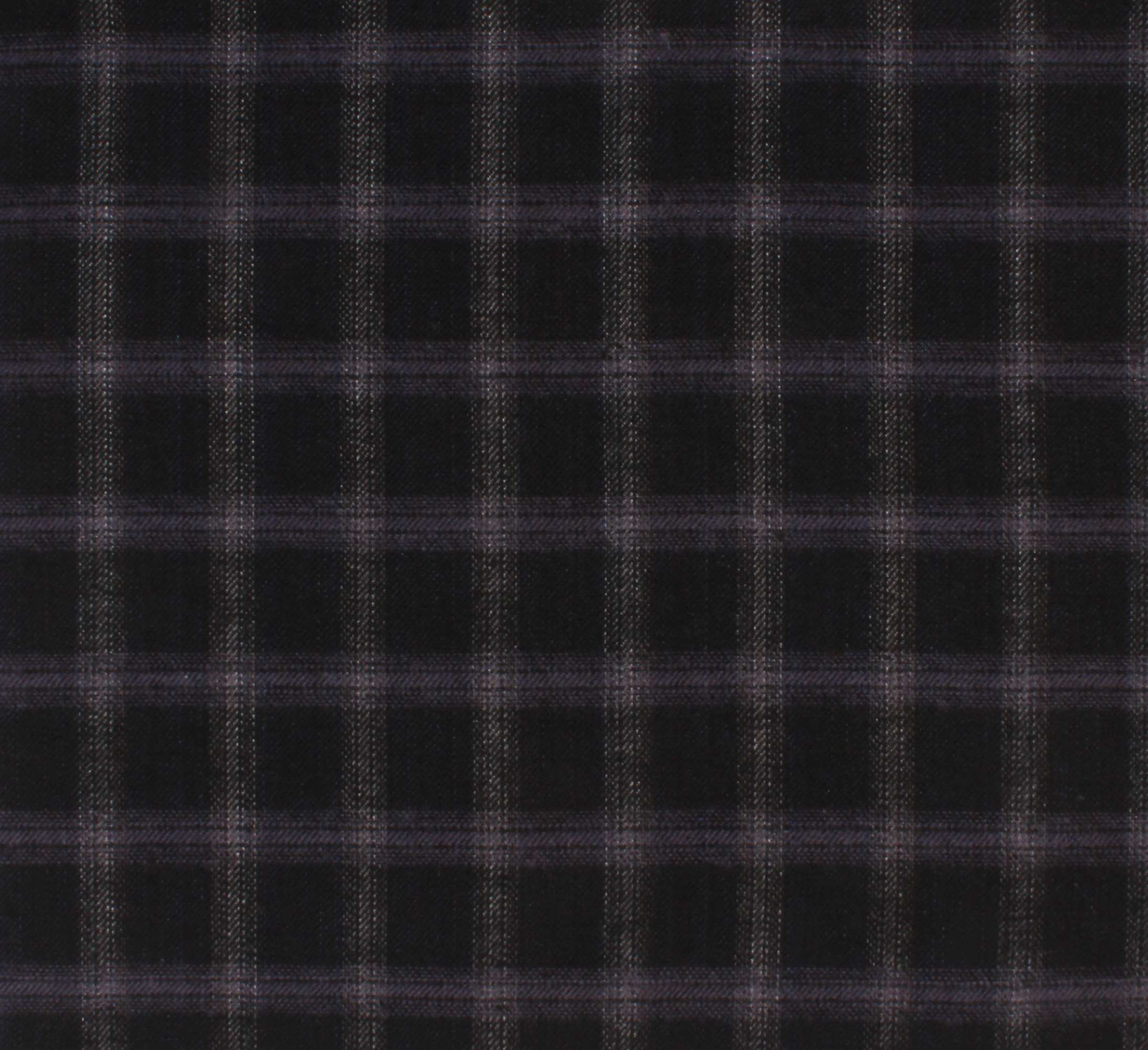 Premium 100% Pure Cotton  Indigo Twill Check Mill Made Fabric-BDITC-96 - Blackdobby  # #