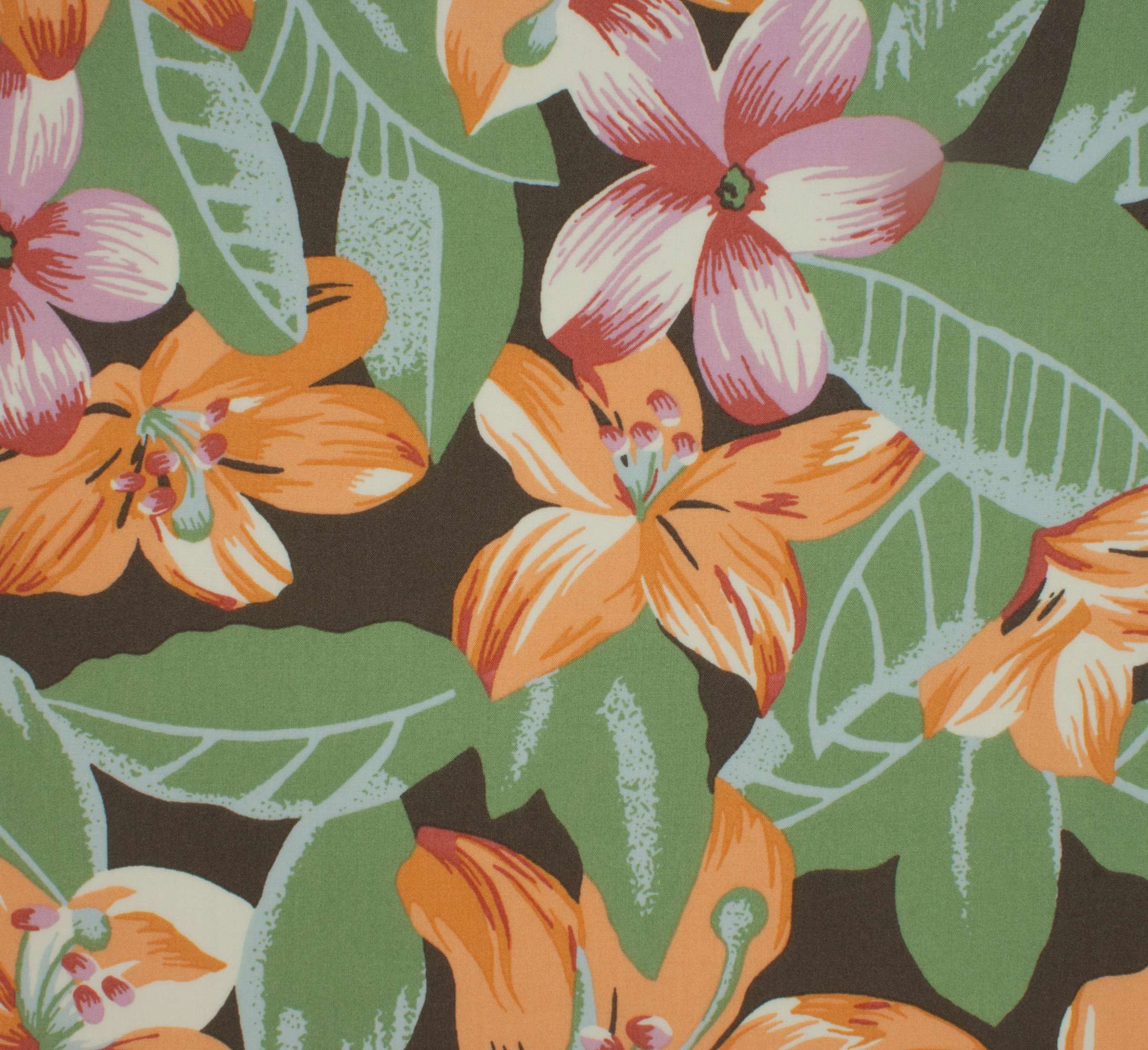 100%  Pure Cotton Poplin Multicolour Seamless Floral Printed Unstitched Shirting Fabric-BDPP-1594