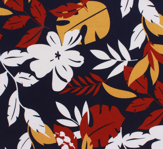 100% Premium Egyptian Giza cotton Fine Satin Floral print Fabric-BDSP-81 - Blackdobby  # #