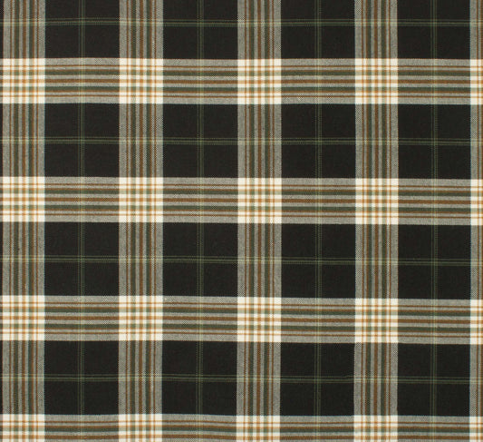 Premium 100% Pure Cotton Oxford Grindle Checks Mill Made Unstitched Shirting Fabric-BDRGCK-353 - Blackdobby  # #